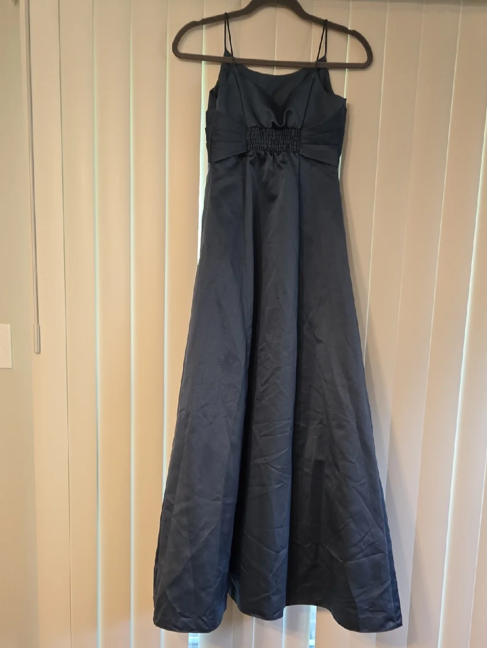 Davids Bridal Federal Blue Sz 14 Girls Formal - Picture 3 of 5